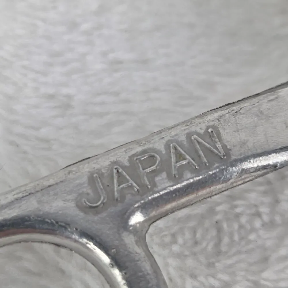 Vintage Japan Aluminum Meatball Cookie Dough Scoop Scissor Scoop 1.5